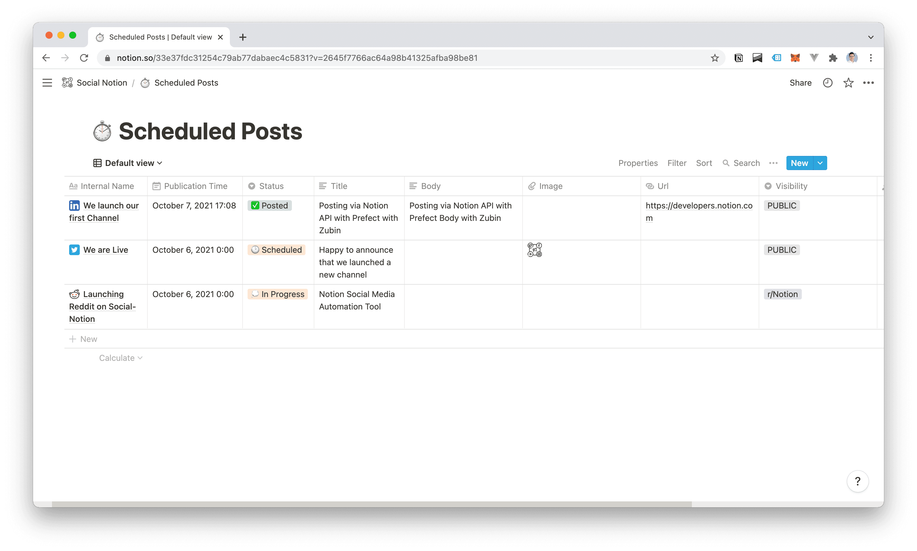Example Screenshot
